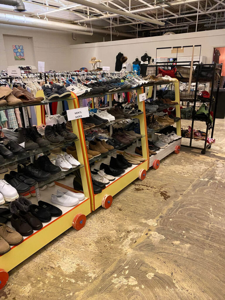 Free shoes at Totally Free Clothes Store